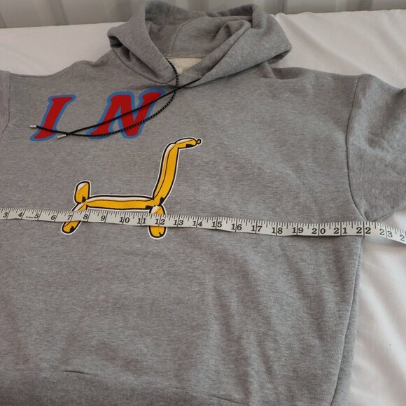 Kirin Peggy Gou Womens Gray Hoodie with Spellout and Balloon Animal Size S NWT - Picture 8 of 9